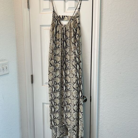 Snake Print Maxi Dress - Pink Stitch BRAND - Size 2 Small - Excellent Condition - Picture 1 of 5